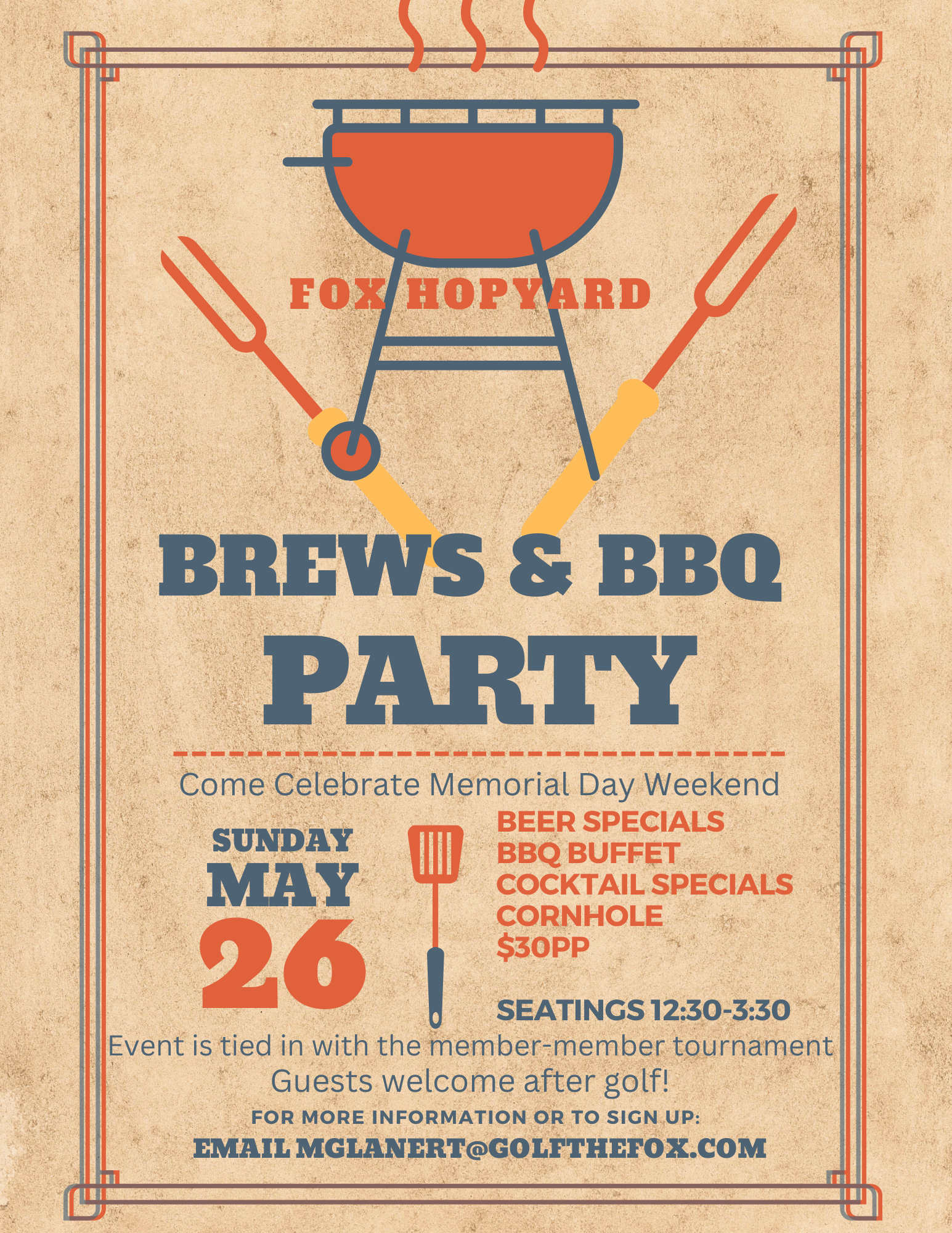 Brews and BBQ Memorial Day Weekend Party - Fox Hopyard